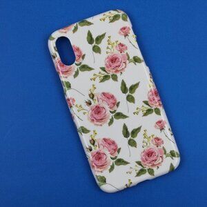 NEW  iPhone XR Floral tpu gold stamp case
